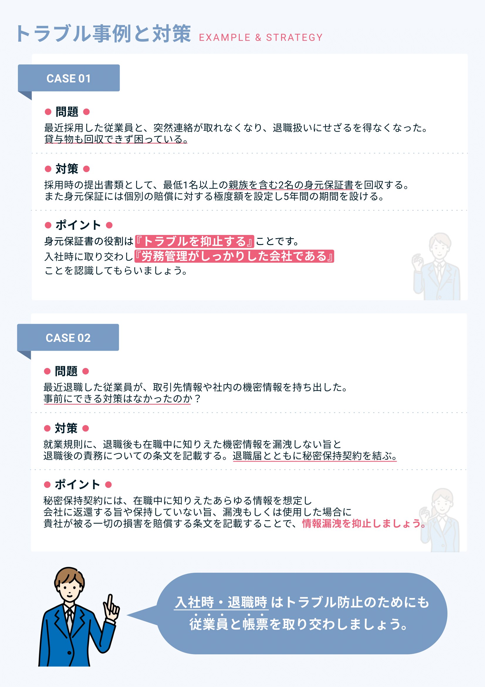 トラブル事例と対策